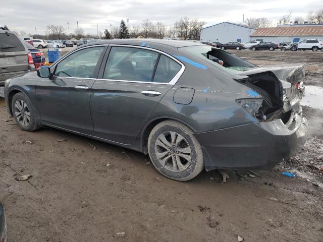 1HGCR2F31EA006439 - 2014 HONDA ACCORD LX GRAY photo 2