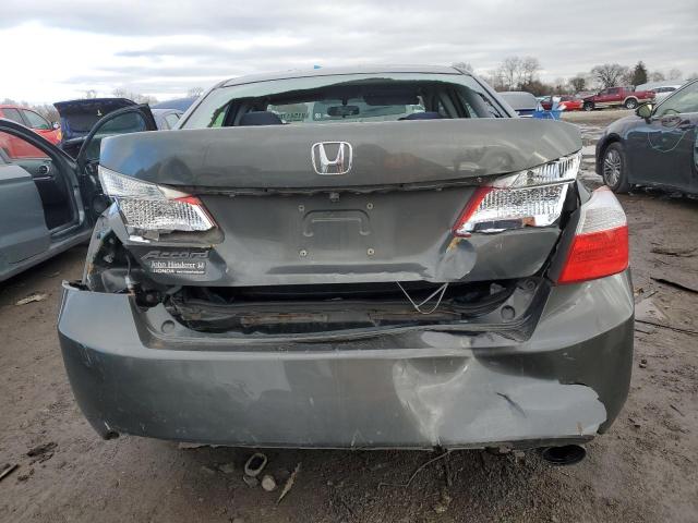 1HGCR2F31EA006439 - 2014 HONDA ACCORD LX GRAY photo 6