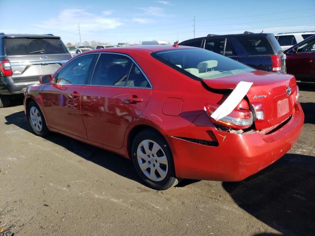 4T1BF3EK0AU567172 - 2010 TOYOTA CAMRY BASE RED photo 2