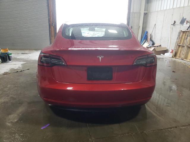 5YJ3E1EA4NF191274 - 2022 TESLA MODEL 3 RED photo 6