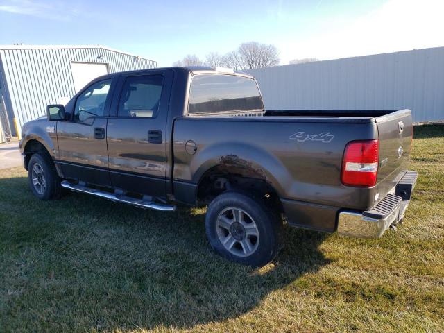 1FTPW14555FB43247 - 2005 FORD F150 SUPERCREW GRAY photo 2