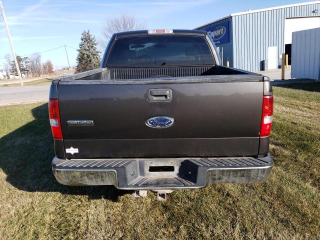 1FTPW14555FB43247 - 2005 FORD F150 SUPERCREW GRAY photo 6