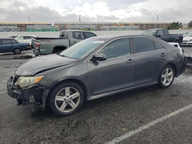 4T1BF1FK3EU836256 - 2014 TOYOTA CAMRY L GRAY photo 1