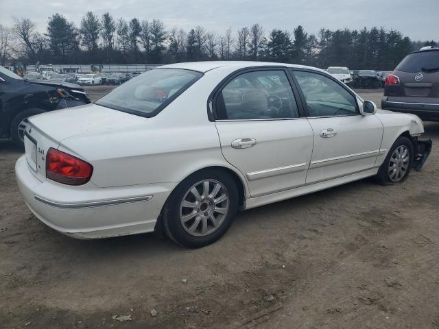 KMHWF35H14A972145 - 2004 HYUNDAI SONATA GLS WHITE photo 3