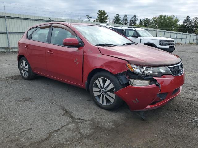 KNAFU5A20D5681181 - 2013 KIA FORTE EX RED photo 4