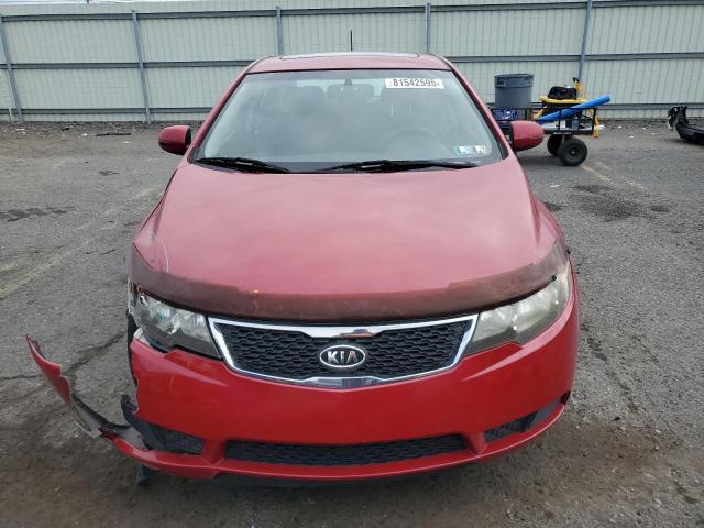 KNAFU5A20D5681181 - 2013 KIA FORTE EX RED photo 5