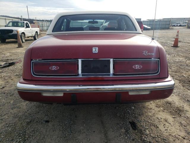 1G4EZ13C3LU421453 - 1990 BUICK RIVIERA MAROON photo 6