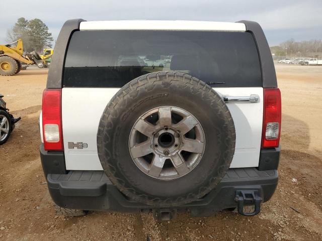 5GTDN136168170248 - 2006 HUMMER H3 WHITE photo 6