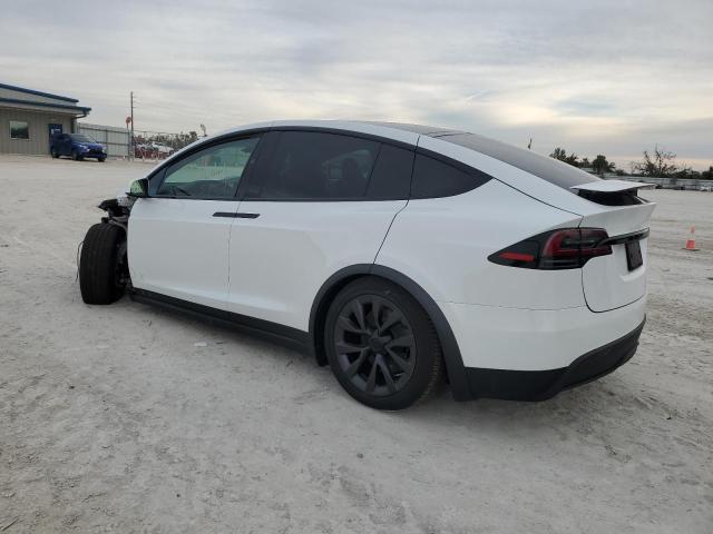 7SAXCBE51PF413579 - 2023 TESLA MODEL X WHITE photo 2