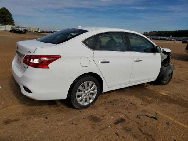 3N1AB7AP4HY309848 - 2017 NISSAN SENTRA S WHITE photo 3