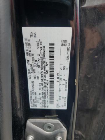 1FMCU0GDXHUA79624 - 2017 FORD ESCAPE SE 黑色 照片 13