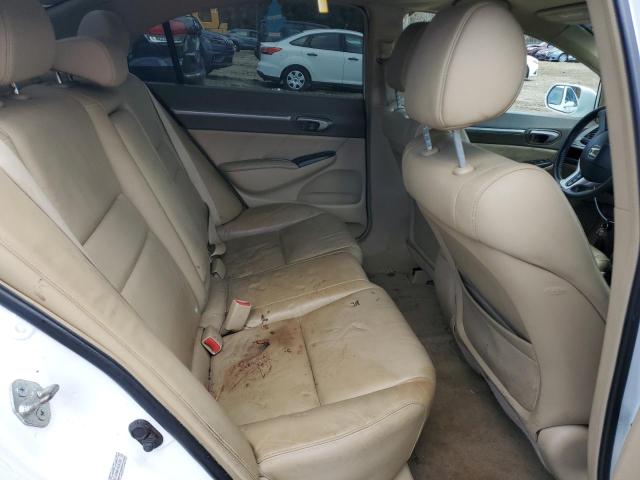 2HGFA16948H524182 - 2008 HONDA CIVIC EXL თეთრი ფოტო 10