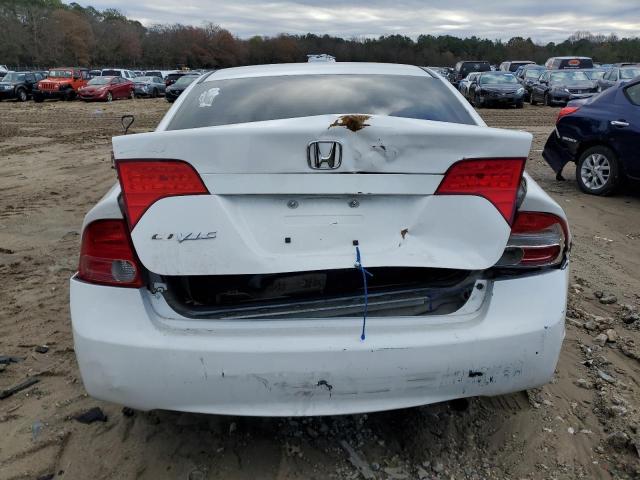 2HGFA16948H524182 - 2008 HONDA CIVIC EXL WHITE photo 6