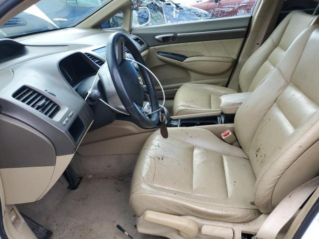 2HGFA16948H524182 - 2008 HONDA CIVIC EXL თეთრი ფოტო 7
