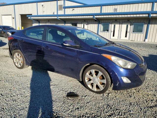 5NPDH4AE1BH019710 - 2011 HYUNDAI ELANTRA GLS BLUE photo 4