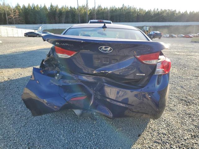 5NPDH4AE1BH019710 - 2011 HYUNDAI ELANTRA GLS BLUE photo 6