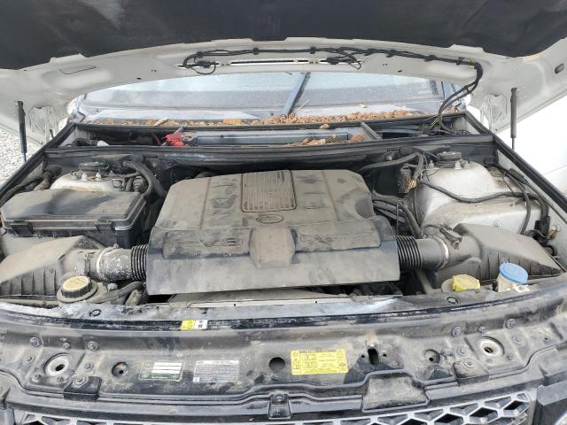 SALME1D4XCA383572 - 2012 LAND ROVER RANGE ROVE HSE WHITE photo 11