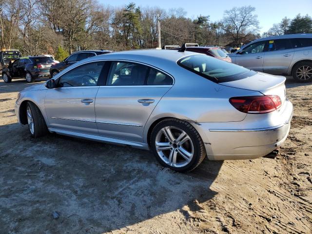 WVWAN7AN3DE542825 - 2013 VOLKSWAGEN CC SPORT SILVER photo 2