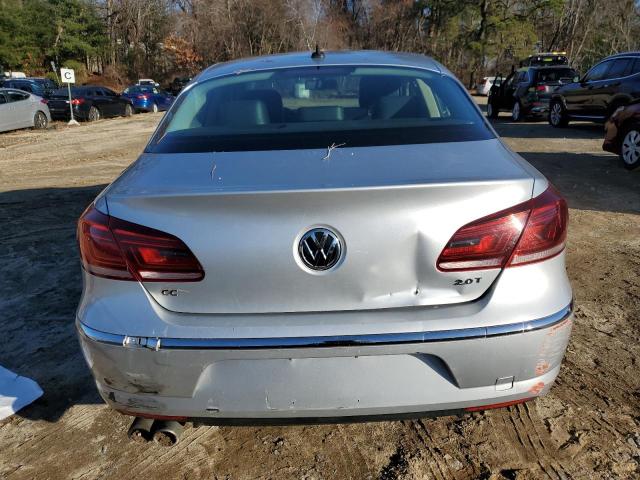 WVWAN7AN3DE542825 - 2013 VOLKSWAGEN CC SPORT SILVER photo 6