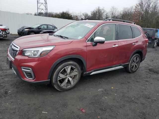 JF2SKAWC6KH576949 - 2019 SUBARU FORESTER TOURING RED photo 1