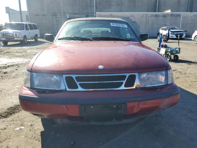 YS3DD78B2W7003673 - 1998 SAAB 900 S RED photo 5