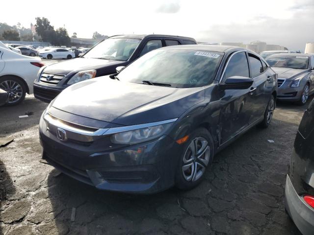 19XFC2F59GE207505 - 2016 HONDA CIVIC LX GRAY photo 1