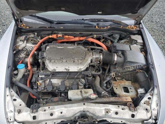 JHMCN36475C017506 - 2005 HONDA ACCORD HYBRID SILVER photo 11