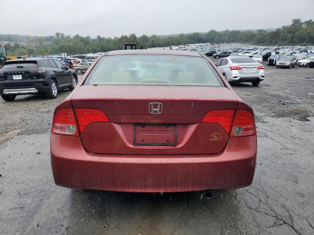 2HGFA16958H502899 - 2008 HONDA CIVIC EXL Tünd qırmızı foto 6