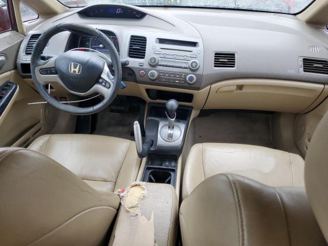 2HGFA16958H502899 - 2008 HONDA CIVIC EXL Tünd qırmızı foto 8