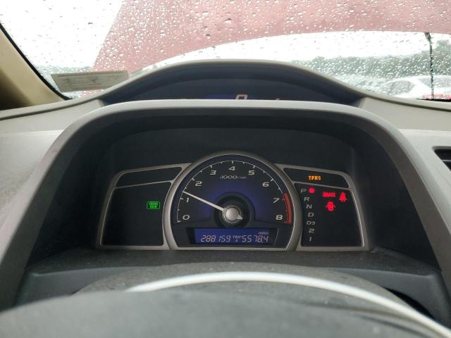 2HGFA16958H502899 - 2008 HONDA CIVIC EXL Tünd qırmızı foto 9