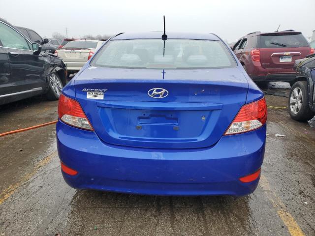 KMHCT4AE1DU329001 - 2013 HYUNDAI ACCENT GLS BLUE photo 6