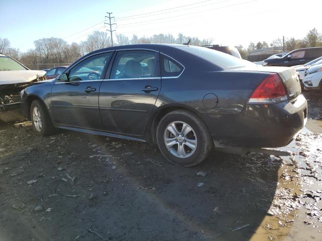 2G1WF5E35D1102728 - 2013 CHEVROLET IMPALA LS CHARCOAL photo 2