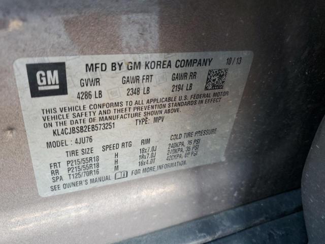 KL4CJBSB2EB573251 - 2014 BUICK ENCORE CONVENIENCE Qızıl foto 13