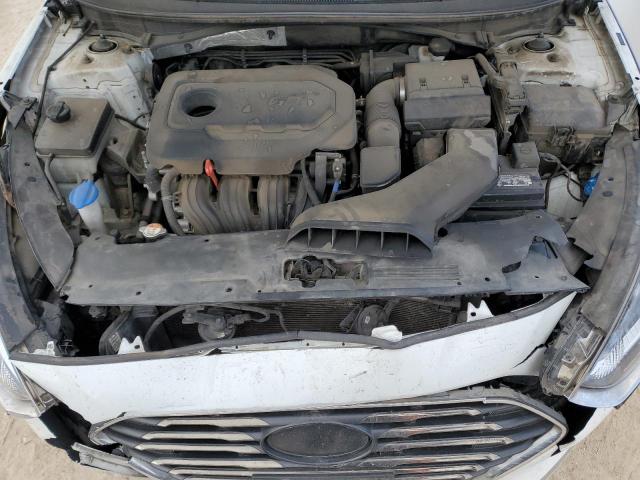 5NPE24AF1KH739975 - 2019 HYUNDAI SONATA SE WHITE photo 11