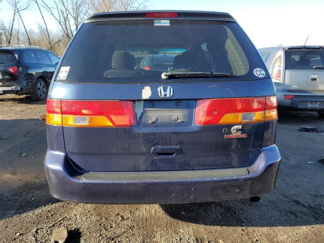 5FNRL18613B055334 - 2003 HONDA ODYSSEY EX BLUE photo 6