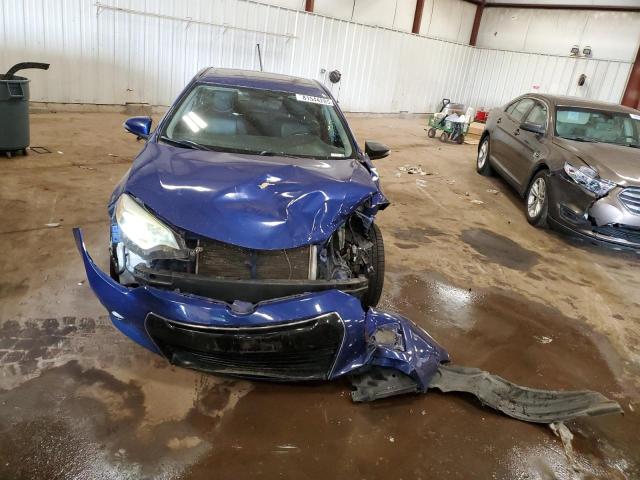 2T1BURHE7FC426851 - 2015 TOYOTA COROLLA L BLUE photo 5