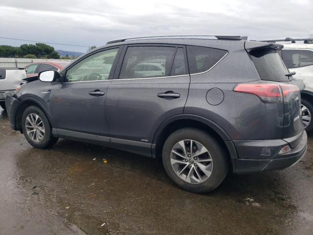 JTMRJREV4HD104640 - 2017 TOYOTA RAV4 HV LE GRAY photo 2