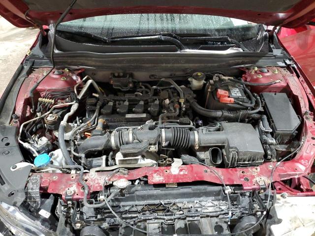 1HGCV1F55KA168416 - 2019 HONDA ACCORD EXL RED photo 11