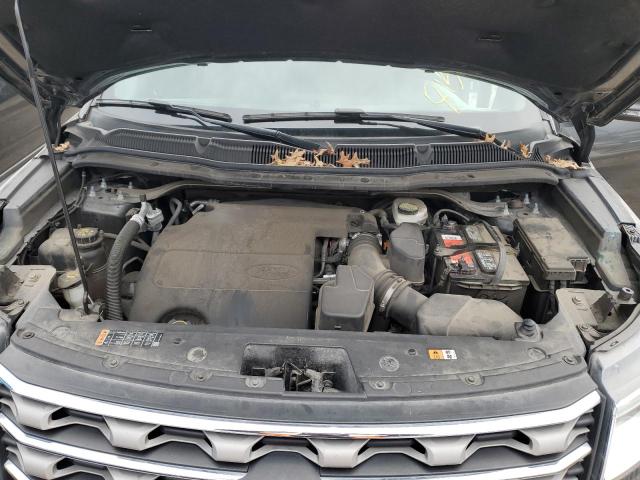 1FM5K7D84HGA49211 - 2017 FORD EXPLORER XLT GRAY photo 12