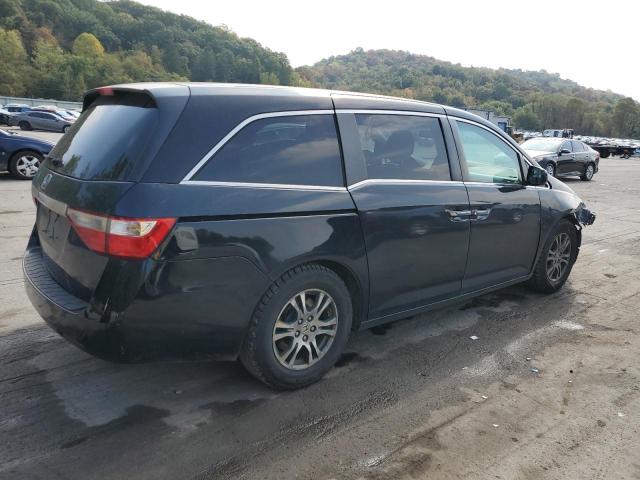 5FNRL5H48CB125496 - 2012 HONDA ODYSSEY EX BLACK photo 3