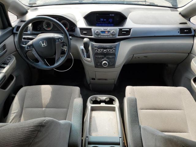 5FNRL5H48CB125496 - 2012 HONDA ODYSSEY EX BLACK photo 8