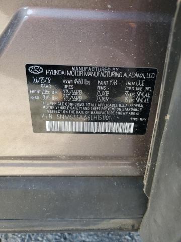 5NMS33AA6LH151101 - 2020 HYUNDAI SANTA FE SEL GRAY photo 14