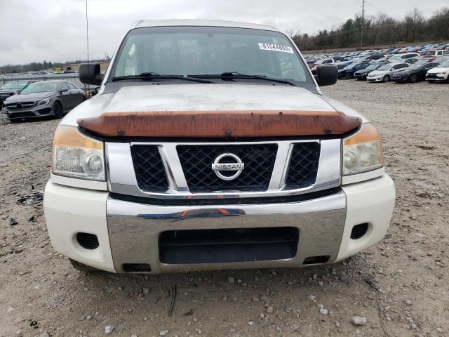 1N6BA07D08N343482 - 2008 NISSAN TITAN XE WHITE photo 5