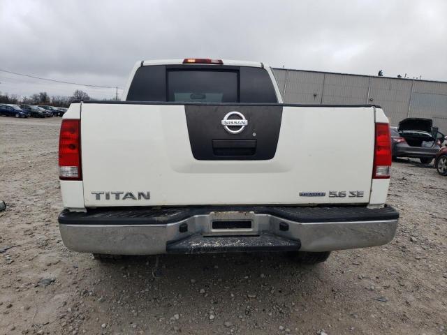 1N6BA07D08N343482 - 2008 NISSAN TITAN XE WHITE photo 6