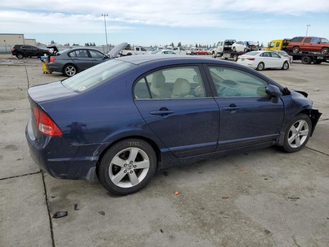 1HGFA16886L049207 - 2006 HONDA CIVIC EX BLUE photo 3