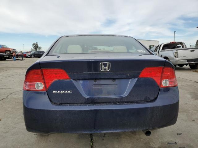 1HGFA16886L049207 - 2006 HONDA CIVIC EX BLUE photo 6