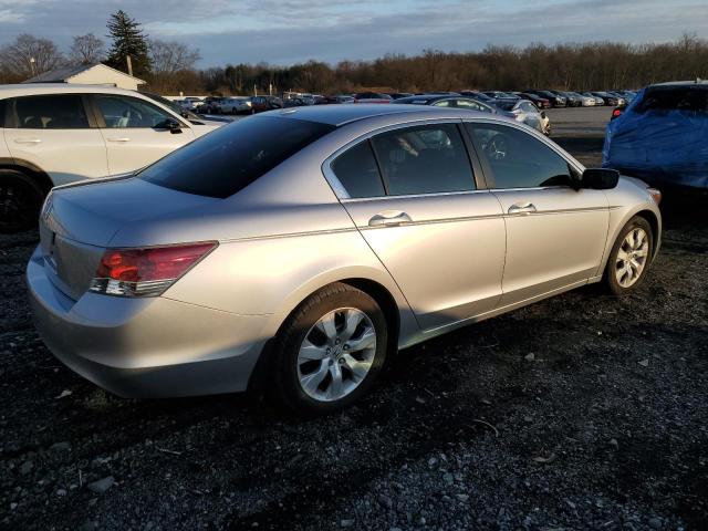 1HGCP26818A015891 - 2008 HONDA ACCORD EXL SILVER photo 3