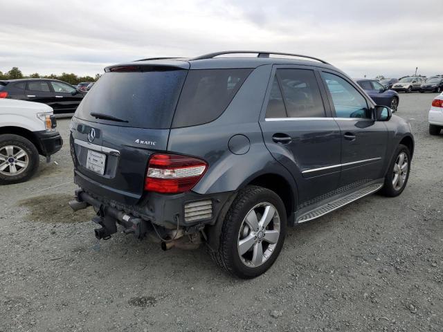 4JGBB8GB9AA604971 - 2010 MERCEDES-BENZ ML 350 4MATIC GRAY photo 3