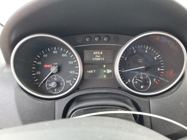 4JGBB8GB9AA604971 - 2010 MERCEDES-BENZ ML 350 4MATIC GRAY photo 9