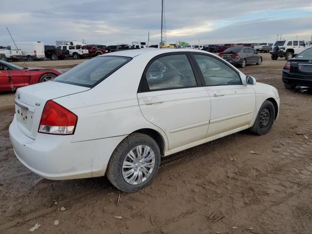 KNAFE121775422266 - 2007 KIA SPECTRA EX WHITE photo 3